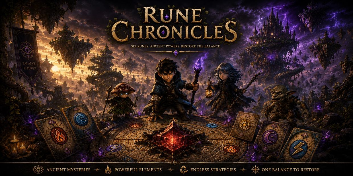 Rune Chronicles board-game artwork