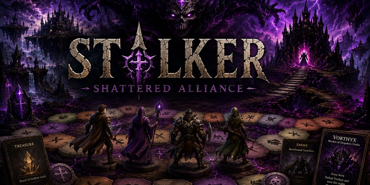 Shattered Alliance board-game artwork