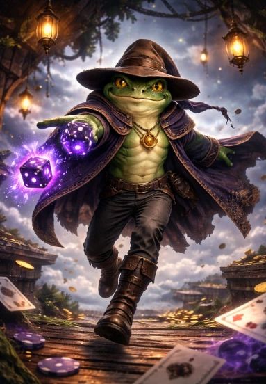 Croaklin Toadmoor, The Luckweaver artwork